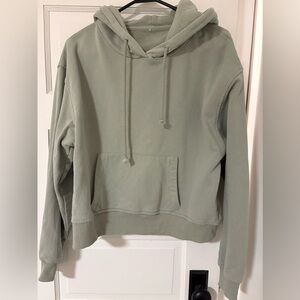 Women's Sage Green Hoodie Sweater